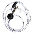 thumbnail image 1 of Lanyard Fox 40 con cierre de seguridad, blanco, ajustable, 1 of 1
