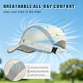thumbnail image 5 of Solaris Unstructured Foldable Baseball Cap, UPF 50+ Waterproof Breathable Sun Hat for Men Women, Reflective Adjustable Sport Hat for Outdoor Hiking Running Fishing, 5 of 7