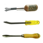 Upholstery Tool Combo Set - New Berry Staple Remover, CS Osborne #64006, #120 1/2, #1066 - Nail & Staple Removers - Made in USA