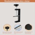 thumbnail image 3 of 6pcs G clamps for woodworking Universal C-Clamp Small Desk Clamp, 3 of 5