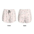 thumbnail image 3 of KLL Rabbit Pattern Shorts Women,Athletic Shorts High Waisted Running Shorts Pocket Sporty Short Gym Elastic Workout Shorts-Large, 3 of 7