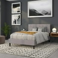 thumbnail image 4 of Flash Furniture Bedford Tufted Upholstered Full Size Headboard in Light Gray Fabric, 4 of 11
