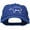 Royal, variant on Polar Bear Embroidered Unstructured Cap - Black OSFM
