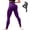 Dark Purple, variant on Resistance Band Leggings, High Waist Butt Lifting Built in Band Cellulite Leggings 3D Compression Workout Yoga Pants
