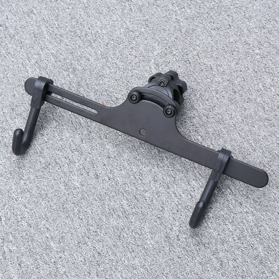 RENACLIPY Heavy Duty Double Arm Bike Wall Mount Rack, Horizontal Black Steel Bike Storage Solution for Garage or Home