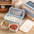 thumbnail image 1 of Kitchen Accessories Qwtwty Bento Box Lunch Containers for Work Leak-Proof with 3 Compartments Paste Container Men Woman Microwave Dishwasher-Safe, 1 of 8
