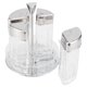 thumbnail image 5 of Tarros giratorios para condimentos, recipiente acrílico con estante de almacenamiento para cocina y hogar, 4 Uds., 5 of 5