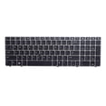 thumbnail image 3 of 2x de Portátil EE. UU. Keyboard de Laptop Compatible para 8560p 8570P 8560B 6560b 6565b 6560P Sunnimix Teclado retroiluminado rojo, 3 of 8
