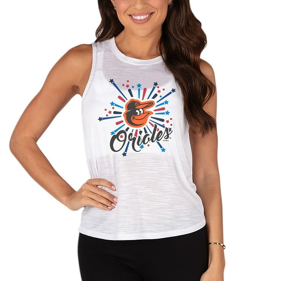 Women's Concepts Sport White Baltimore Orioles Infuse Tank Top