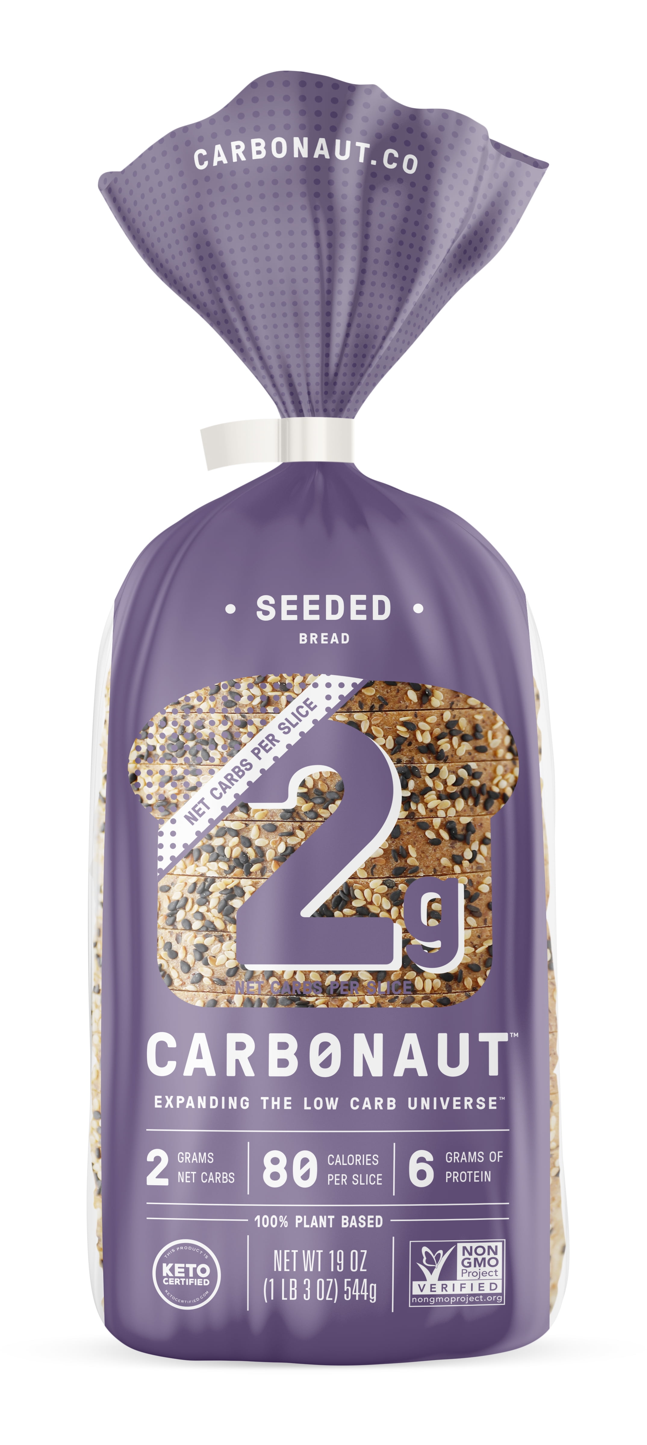 Carbonaut, Low Carb Seeded Bread, Keto Certified, Quality Bread Without