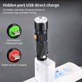 thumbnail image 7 of EUDIDV Portable Flashlight Built-in Lithium Battery, Strong Light, Remote Shooting, Rear Magnet, Hidden USB Direct Charging, Outdoor Portable Household Flashlight Durable Torch Bright, 7 of 7