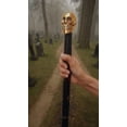 thumbnail image 2 of Global Antiques Vinatge SKULL Cane Walking Stick Black for Halloween Costume Party Prop Mobility Support Accessory, 2 of 4