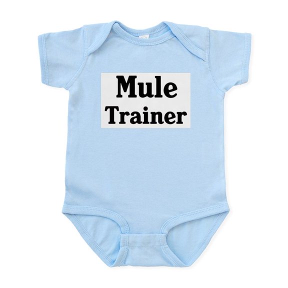 CafePress - Mule Trainer Infant Bodysuit - Baby Light Bodysuit, Size Newborn - 24 Months