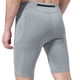 thumbnail image 4 of Ceisia Men's High Stretch Compression Training Shorts 5 Inch Quick Dry Fitness Leggings with Pockets Gray M Gifts, 4 of 7