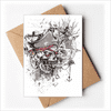 Graffiti Street Pirate Rudder l Pattern Greeting Cards You are Invited Invitations