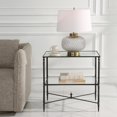 thumbnail image 2 of Uttermost Henzler Mirrored Steel Lamp Table, 2 of 6