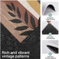 thumbnail image 3 of Brown Boho Geometric and Plant Pattern Kitchen Rugs Sets Of 3,Kitchen Runner Rugs Non Skid Washable,Decorative Kitchen Floor Mats for Kitchen,Sink,Laundry,17"x30"+ 17"x47" + 17"x59", 3 of 6