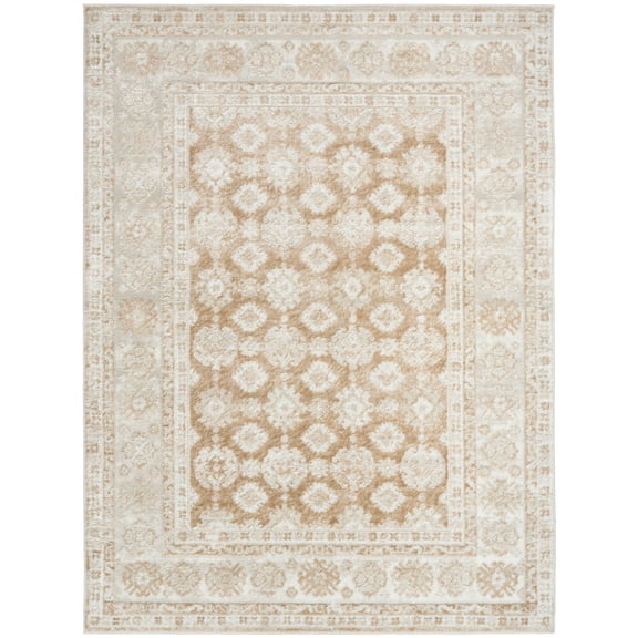 Nourison Dekor 5'3" x 7' Cream Beige Vintage Indoor Rug