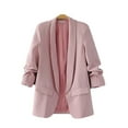 thumbnail image 2 of Cilsoka Blazers for Women Business Womens Blazers for Work Casual Fitted Womens Jackets Casual Soft My Orders past Orders, 2 of 4
