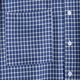 thumbnail image 4 of Kalauyu Men's Plaid Shirts Gingham Short Sleeve Button Down Crop Tee Tops, 4 of 9