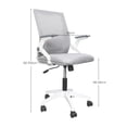 thumbnail image 4 of Silla de Oficina Secretarial Ejecutiva VANLIG GRIS, 4 of 4