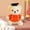 Orange-OR-clearacne, variant on Amketima Graduation Bear Plush Toy with Cap Soft Stuffed Teddy Doll Academic Themed Figurine for Gift Home Shelf Bedroom Decor