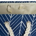 thumbnail image 3 of DII Round Herringbone Decorative Bin, Medium, 100% Polyester, Multiple Colors/Sizes, 3 of 3