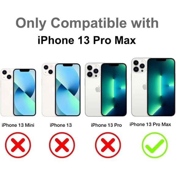 PYYAN-Case for iPhone 13 Pro Max Case with Camera Lens Protector [Compatible with Magsafe] Luxury Plating Edge Soft TPU Shockproof Protective Magnetic Cover - Black