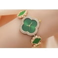 thumbnail image 3 of Reloj Impermeable De Cuarzo Con Pulsera De Joyería Verde, 3 of 6