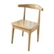 thumbnail image 3 of Silla de madera con respaldo de listones Soledad decorativa resistente Marrón claro, 3 of 10
