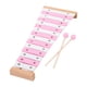 thumbnail image 5 of Xilófono de Percusión Hugo de 15 Notas Rosa con 2 Mazos, 5 of 9