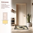 thumbnail image 3 of ODIKA 5'x7' Machine Washable Non-Slip Area Rug, Interlocking Spiral Swirls with Bold Highlights High Traffic Rug, Beige, 260555, 3 of 7