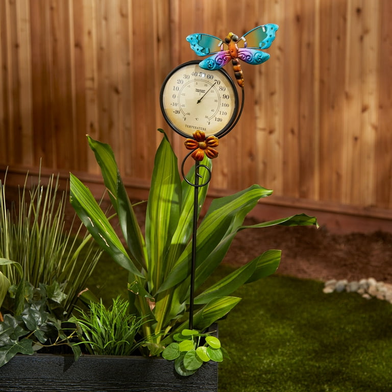 Dragonfly Garden Thermometer