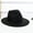 Black, variant on Women Wool Felt Wide Brim Fedora Hat Crushable Outback Panama Hat for Elegant Style and Travel