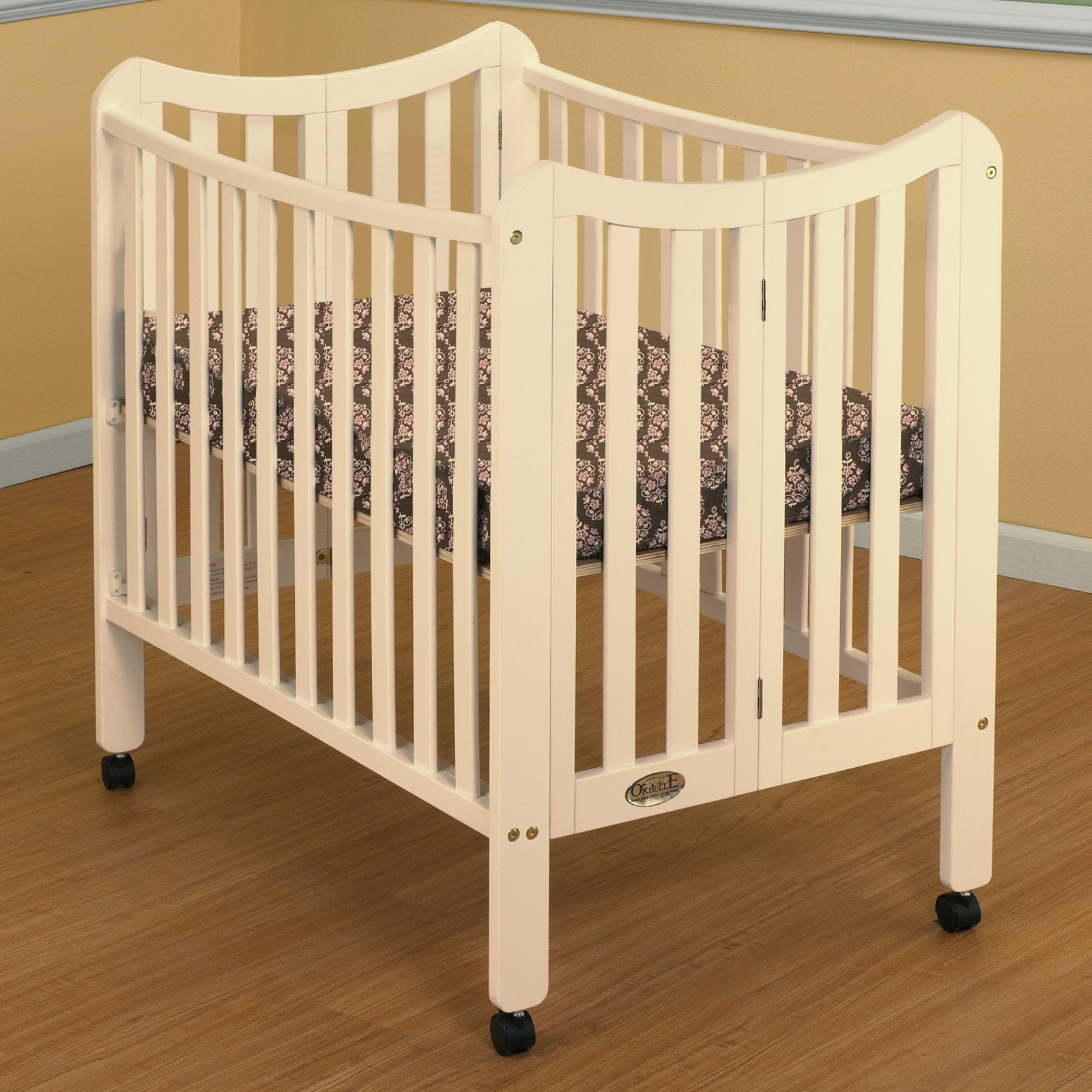 Orbelle Tian Two Level Mini Portable Crib - Walmart.com - Walmart.com