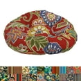thumbnail image 2 of Blazing Needles 18-inch Round Spun Polyester Tufted Footstool Cushion, 2 of 5