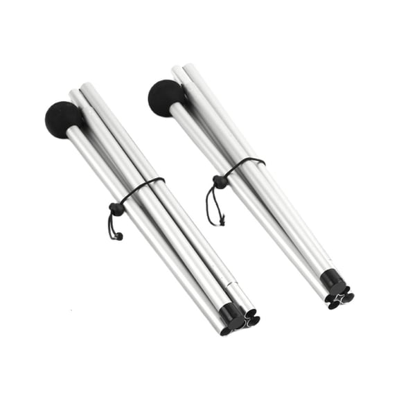 CEORPER 2Pcs Adjustable Length Folding Beach Tent Poles Outdoor Awning Support Poles