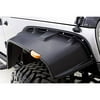Lund FX606T FX-JEEP Flat Style Textured Fender Flare with Stainless Steel Bolts, 4 Piece