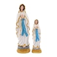 thumbnail image 5 of Decorr Small Virgin Mary Resin Statue, Hand Painted Easter Figurine for Home Altar Shelf Decor, Religious Collectible Art Gift for Christmas Easter & Faith Inspired Spaces（2.36×7.87"）, 5 of 7