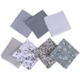 thumbnail image 1 of Advancent 50*50 tela de algodón tela impresa costura telas acolchadas para costura DIY accesorios hechos a mano Tela de costura y artesanía gris 25x25cm Advancent HA5306-05B, 1 of 6