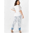 thumbnail image 4 of Top Largo Asimétrico Encaje Tamaño Plus Rosegal Blusas Tallas Grandes, 4 of 5