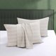 thumbnail image 1 of Juego de 2 protectores de almohada 100% algodón egipcio de 600 hilos con cremallera, fundas de almohada refrescantes de tejido de satén, silenciosas y transpirables, de fácil cuidado (2 piezas Queen r, 1 of 5