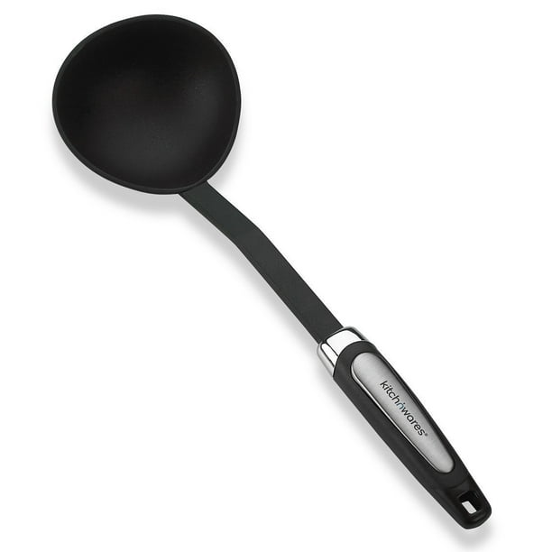 Nylon Soup Ladle Ergonomic Classic Heat Resistant Nonstick Nylon Soup