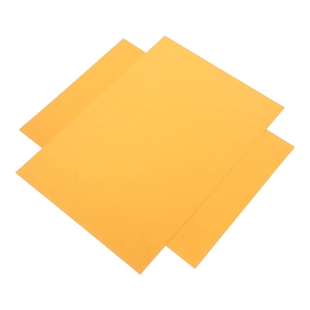 OUNONA 2pcs Cellophane Wrapping Paper Aluminum Sheet Golden Printing DIY Activities