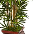 thumbnail image 2 of Nearly Natural 3.5' Bamboo Artificial Tree in Wooden Decorative Planter, 2 of 4