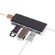 thumbnail image 4 of Hub USB 3.0 de 4 puertos ultradelgado extra ligero de aluminio Hub USB para MacBook Air, Mac Pro/Mini, Microsoft y otros dispositivos USB Adepaton 2033503-2, 4 of 9