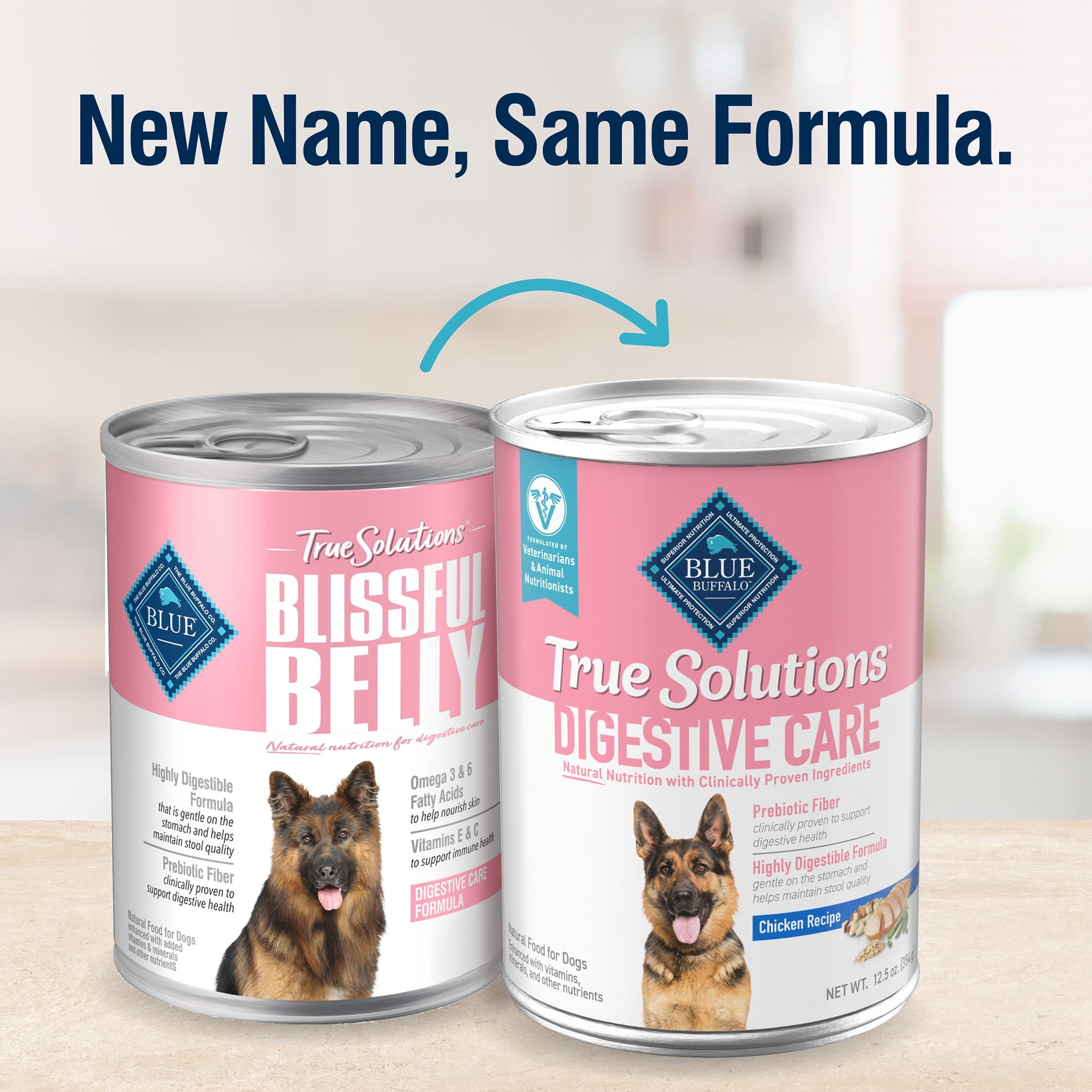(12 pack) Blue Buffalo True Solutions Digestive Care Wet Dog Food, 12.5-oz. Can
