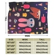thumbnail image 3 of Zootopia Blanket, Super Soft Throw Blanket For Couch Sofa Bed, Cozy Lightweight Warm Flannel Blanket, 40"X30", 3 of 9