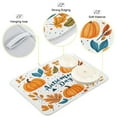thumbnail image 4 of Yayeee Dish Drying Mat for Kitchen Counter Ultra Absorbent Easy Clean Pad 24x18", Pumpkins Pattern, 4 of 7