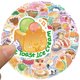 thumbnail image 3 of Pegatinas de vinilo Waterpr, 50 unidades por lote, dibujos animados en inglés, comida para animales, 3 of 4